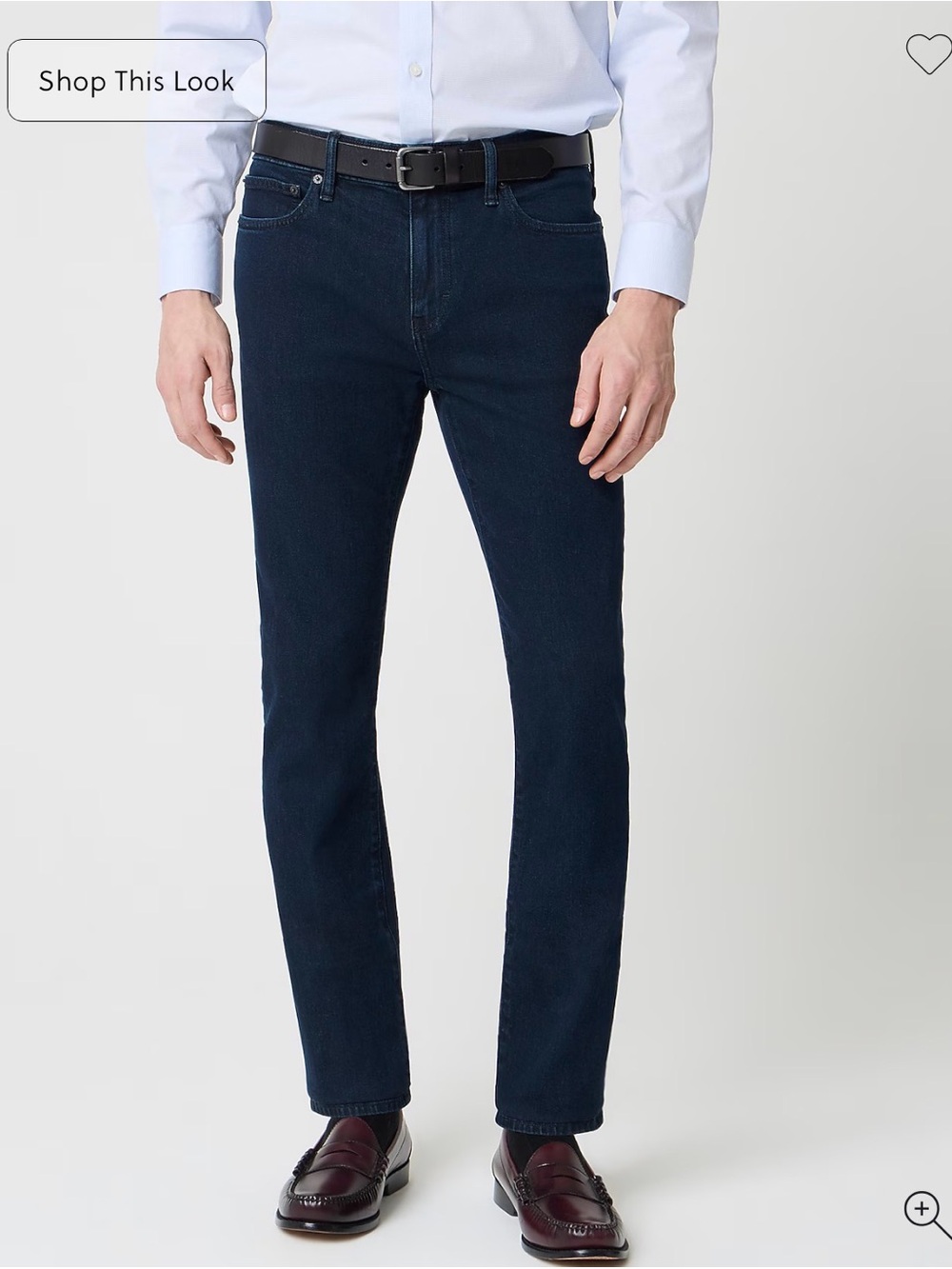Men's Dark Blue Straight-Leg Jeans 32 X 30